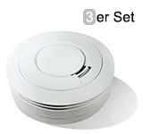 3er Set: Ei 650 Rauchmelder mit 10 Jahres-Batterie